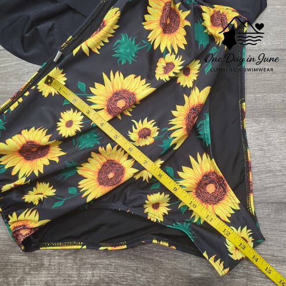 Charmleaks Flounce High Waist Tummy Conrtol Bikini Swimsuit Size XL - Picture 5 of 6